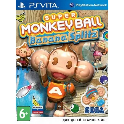 Super Monkey Ball Banana Splitz [PS Vita, русская документация]